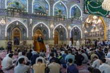 قسم الشؤون الدينية يقيم مجلسه الأسبوعي إحياءً لذكر أهل البيت (عليهم السلام)