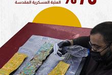 متحف الكفيل ينجز أكثر من 70% من أعمال ترميم مقتنيات العتبة العسكرية المقدسة