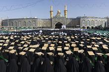 5 آلاف طالبة يرددن قسم التخرج وعهد الولاء للوطن عند مرقد أبي الفضل العباس (عليه السلام)