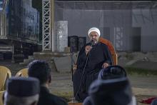 فرقة العباس (عليه السلام) تقيم مجلس عزاء في ذكرى أربعين الإمام الحسين (عليه السلام)