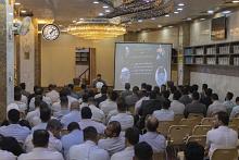 أكاديمية التطوير تقيم ندوة لطلابها عن عمل قسم الشؤون الدينية