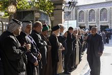 بحضور سماحة السيد الصافي.. العتبتان المقدستان الحسينية والعباسية تقيمان مجلسًا تأبينيًّا على روح السيد علي الخامنئي (رحمه الله)