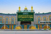 ملاكاتُ قسم رعاية الصحن تُنهي عملها بتزيين الصحن الشريف إبتهاجاً بحلول الشهر الفضيل