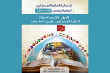 قسم الشؤون الفكرية يعلن تسجيل أكثر من 4 آلاف طالب وطالبة في معهد تراث الأنبياء