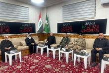 مجمع أبي الفضل العباس (عليه السلام) يستقبل قائد شرطة كربلاء ومدير حماية الحرمين الشريفين