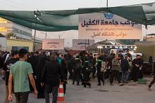 جامعة الكفيل تشرع بخدمة زائري الأربعين عبر مواكبها المتعددة