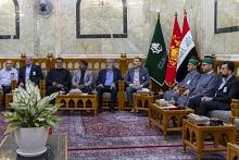 العتبة العباسية المقدسة تتسلم دفعة جديدة من تبرعات أهالي ديالى والمثنى لدعم الشعبين الإيراني واللبناني