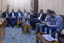 العتبة العباسية المقدسة تبحث مع العتبة الحسينية المقدسة التنسيق المشترك لإقامة حفل تخرج طلبة الجامعات