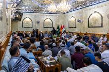 قسم العلاقات العامة يقيم مجلس عزائه الأسبوعي لاستذكار مصائب أهل البيت (عليهم السلام)