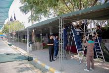 جامعة العميد تباشر تهيئة مجموعة مواكب أمّ البنين (عليها السلام) لخدمة زائري الأربعين