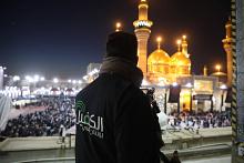 اعلام العتبة العباسية يشارك في تغطية مراسم تبديل رايتي الإمامين الجوادين (عليهما السلام)
