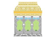 المصادقةُ على التصميم النهائيّ لشبّاك مرقد السيّدة زينب (عليها السلام) والمباشرة بالتحضيرات الخاصّة بتنفيذه
