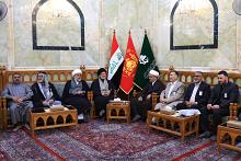 قسم الشؤون الدينية يستقبل وفدًا من ممثلي مواكب محافظة ديالى المساهمين بجمع التبرعات للشعبين الإيراني واللبناني