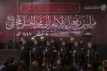 العتبة العباسية المقدسة تقيم مراسم رفع راية عزاء الإمام الحسن المجتبى (عليه السلام)