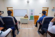 قسم الشؤون الفكرية ينظّم محاضرة توعوية في جامعة المنارة بمحافظة ميسان