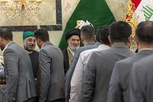 السيد الصافي يستقبل المهنئين بمناسبة عيد الأضحى المبارك