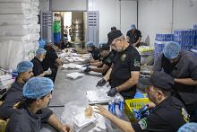قسم المضيف يقدم خدماته للزائرين في ذكرى شهادة النبي الأكرم (صلى الله عليه وآله)