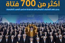 أكثر من 700 فتاة رددن عهد التكليف الشرعي في مجموعة مدارس العميد التعليمية