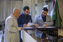 قسم العلاقات يشرع باستقبال الوفود المشاركة في مسابقة فن الخطابة