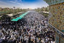 بالصور.. جموع المؤمنين تحيي يوم عرفة في كربلاء