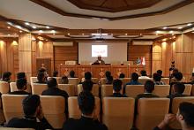 الشؤون الفكرية يقيم محاضرةً حول تقويم الذات وبناء الإنسان لشبابٍ من بغداد