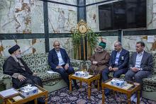سماحة السيد الصافي يستقبل المدير العام لتربية كربلاء المقدّسة