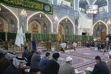 المجمع العلمي يقيم محفلاً لوفد اتحاد القرآنيين في النجف الأشرف