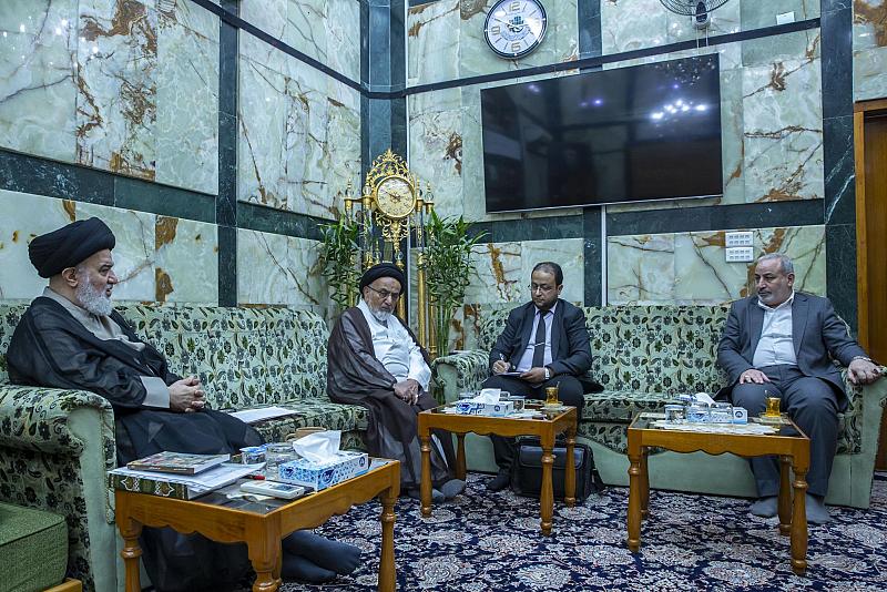 سماحة السيد الصافي يؤكد دعم أي جهد علمي للبحث في علوم القرآن الكريم