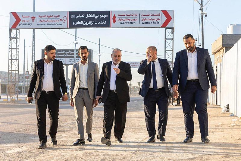 رئيس اللجنة العليا لحفل تخرج بنات الكفيل يشرف على تنفيذ الخطة التنظيمية للحفل