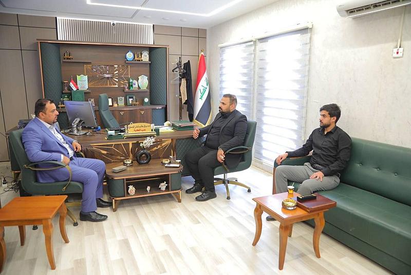 قسم الشؤون الفكرية يبحث سبل التعاون المشترك مع جامعة ميسان