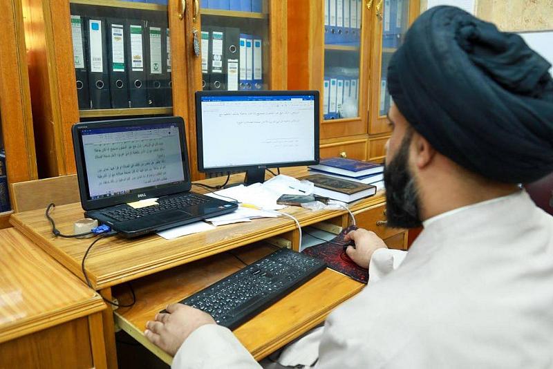 قسم شؤون المعارف يواصل تحقيق كتاب (الوافي في شرح الوافية)