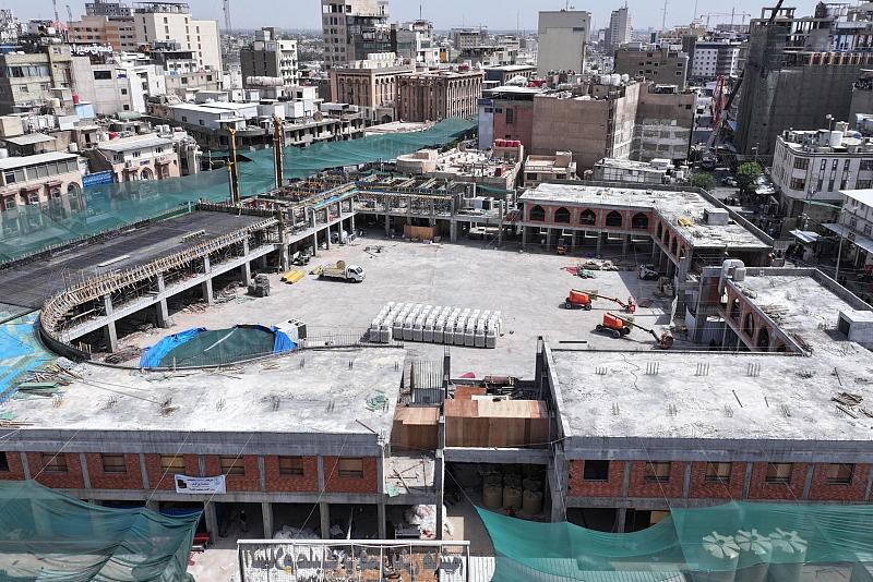 المشاريع الهندسية: نسبة إنجاز الهيكل الإنشائي للمساحات التكميلية في صحن أم البنين (عليها السلام) بلغت 75%