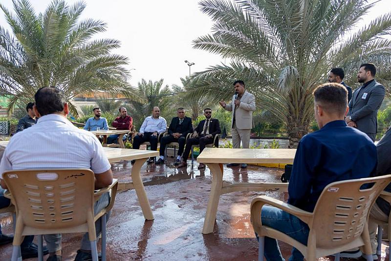 العتبة العباسية المقدسة تنظم برنامجًا ثقافيًّا لوفد أكاديمي من جامعة ذي قار