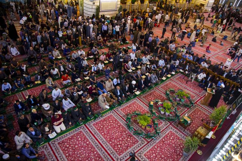 معهدُ القرآن الكريم يُطلق مشروع (عرش التلاوة) ويكرّم شيخ القرّاء العراقيّين القارئ والحافظ محمد حسين الشامي...