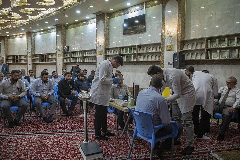 العتبة العباسية تطلق الحملة الأولى للكشف عن الأمراض المزمنة لملاكاتها