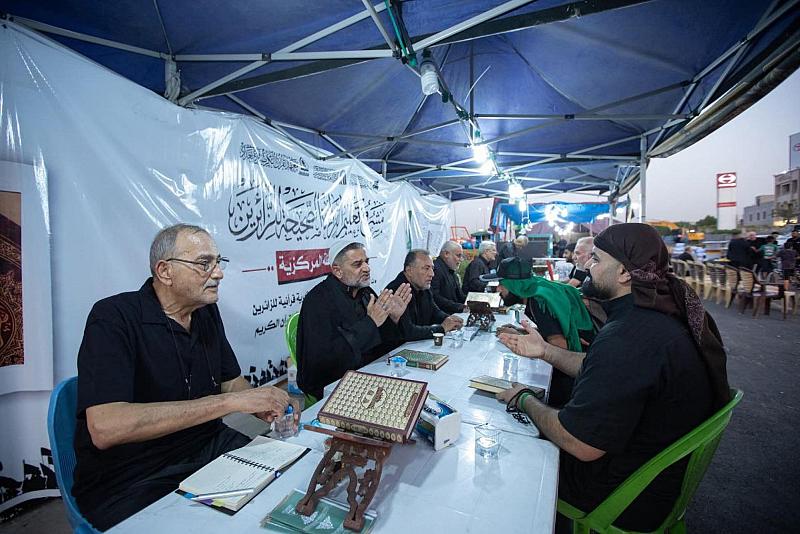 المجمع العلمي يقيم محطات تعليم القراءة الصحيحة ومسابقة قرآنية للزائرين في بغداد