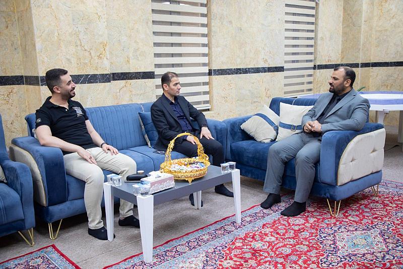 العتبة العباسية تناقش مع هيأة الإعلام والاتصالات سبل تسهيل مهام المؤسّسات الإعلاميّة في زيارة الأربعين