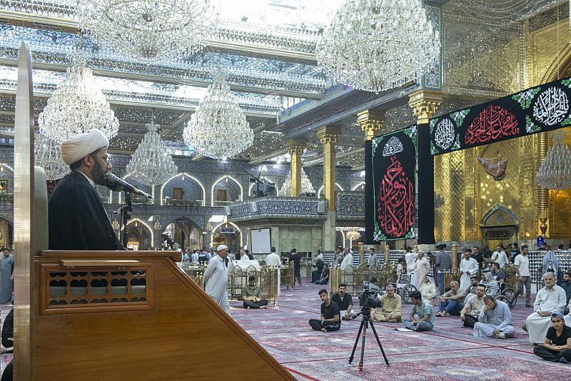 العتبة العباسية المقدسة تواصل إقامة مجالس العزاء لإحياء ذكرى شهادة الإمام الجواد (عليه السلام)