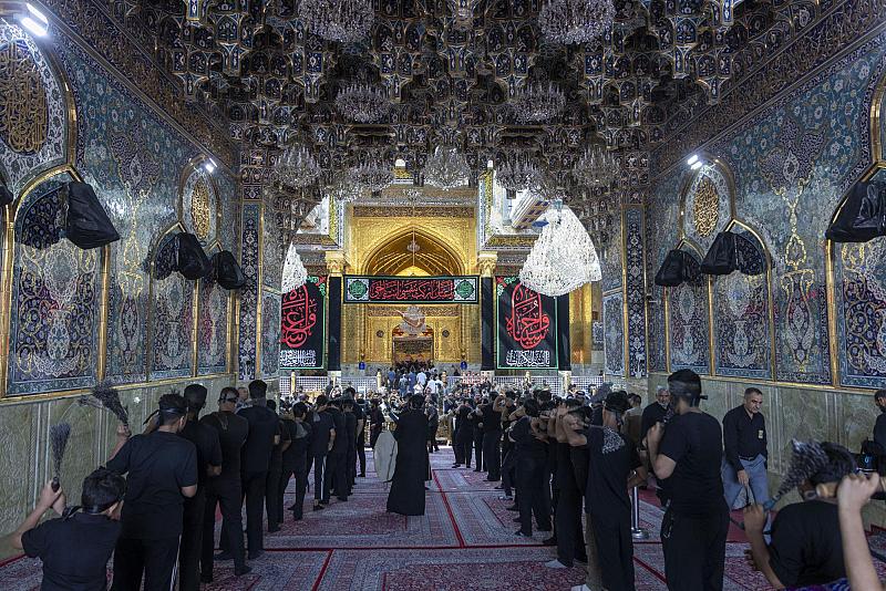 في الواحد والعشرين من المحرم.. قسم الشعائر ينظم دخول المواكب العزائية لصحن مرقد أبي الفضل العباس (عليه السلام)