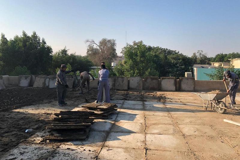 استئنافُ العمل بتأهيل بعض المفاصل الهامّة في دار الحنان للعوق العقليّ الشديد