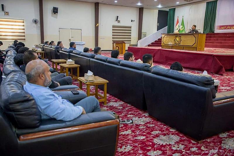 قسم التطوير ينظّم محاضرة معرفية حول نهج البلاغة للمنتسبين