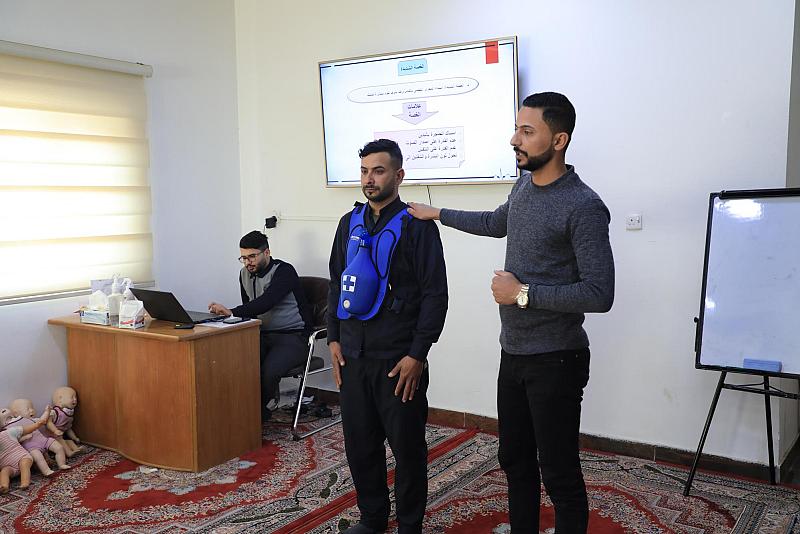  لمنتسبي العتبة العباسية.. قسم التطوير ينظم دورة في مهارات الإسعافات