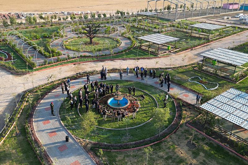 البدء بالمرحلة الثانية لتأهيل واحة الإمام الحسين (عليه السلام)