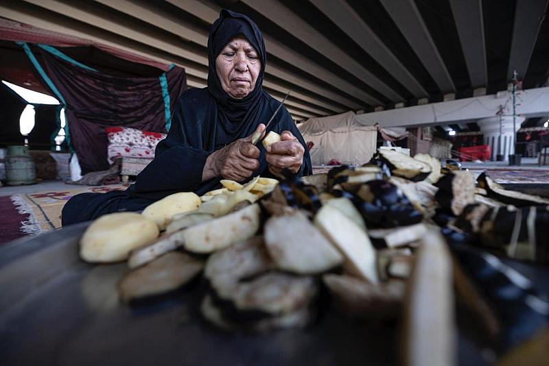 الحاجّة أم مهدي، صاحبة موكب (ضلع الزهراء)، من سكنة منطقة الحيانية في محافظة البصرة، تواصل خدمتها منذ عشر سنوات، إذ تتكفّل بجميع مهام الموكب وتعتمد على دخلها الخاص في تمويله، وقد اشتُهرت بين الزائرين بطبقها المميز (التبسي)، حتى بات الزائرون يقصدون موكبها من مختلف المناطق لتذوّق هذه الأكلة التي أصبحت بصمتها الخاصة في الخدمة الحسينية