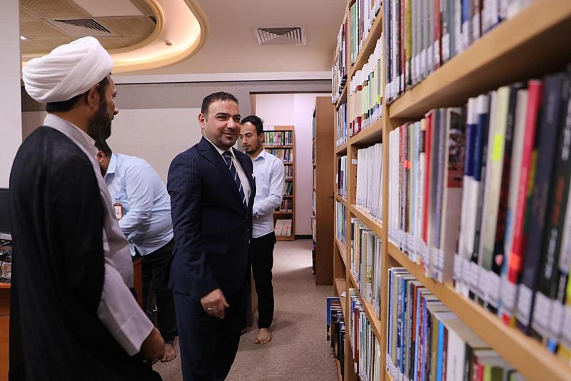 قسم الشؤون الفكريّة يبحث مع وفد وزارة الخارجية آفاق التعاون المشترك
