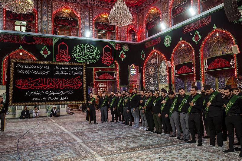 خَدَمَة العتبتين يُحيون ذكرى شهادة النبي الأعظم (صلى الله عليه وآله)