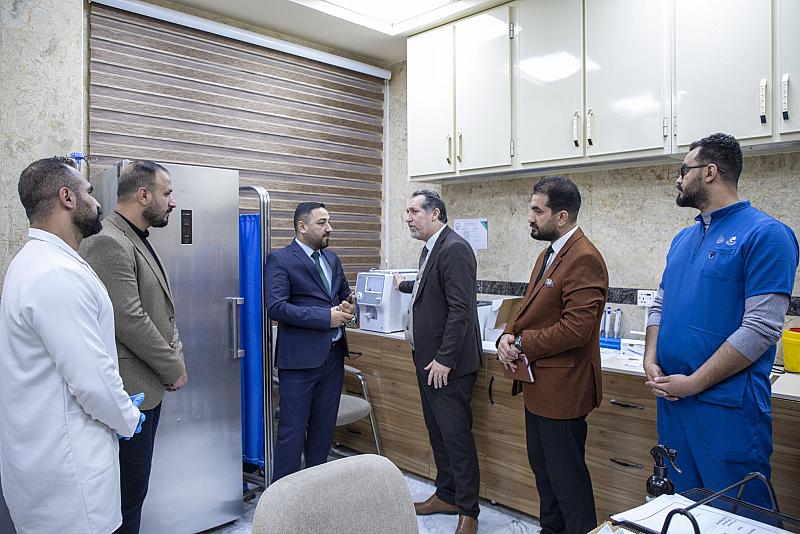 مركز السيد جعفر الحلي يستقبل المدير العام لدائرة صحة كربلاء المقدسة