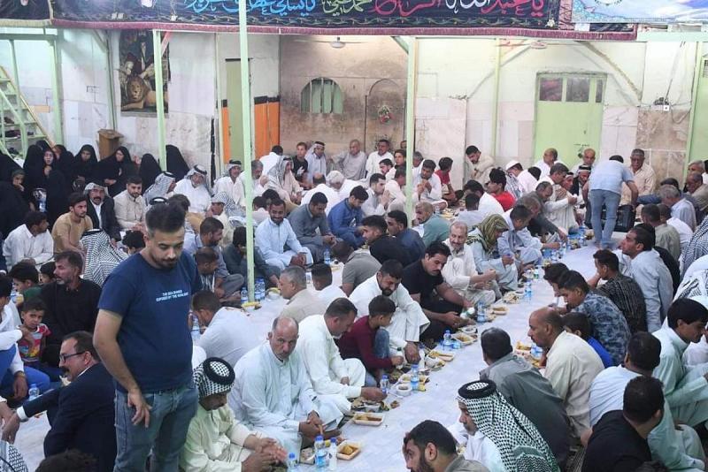 مواكبُ الخدمة الحسينيّة تفتتح موائدَها الرمضانيّة لإفطار الزائرين