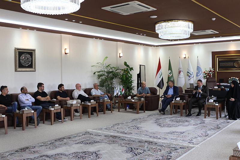 وفد أكاديمي اسباني: جامعة الكفيل تضاهي الجامعات العالمية 