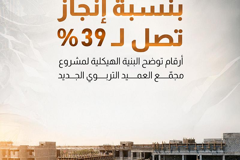  أرقام توضح البنية الهيكلية لمشروع مجمّع العميد التربوي الجديد